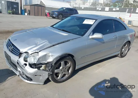 2003 Mercedes-Benz Clk 500 z USA, uszkodzony, nr VIN WDBTJ75J63F017776